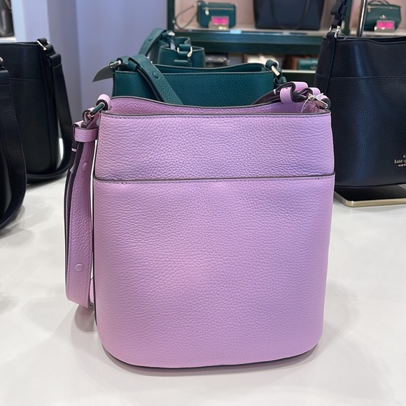 Kate Spade Leila small bucket bag color: quartz pink
NWT - Picture 5 of 16